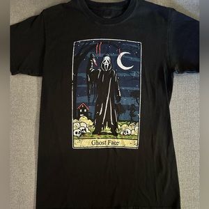 Ghost Face Scream Black T-Shirt Size Small